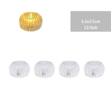  Family mécses led átlátszó 5,5x3,5cm gyertya