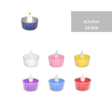  Family mécses led színes 4,2x4cm gyertya