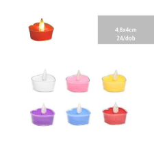  Family mécses led színes szív 4,2x4cm gyertya