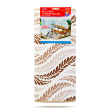 Family Mikroszálas edényszárító alátét - 38 x 51 cm - barna mintás konyhai eszköz