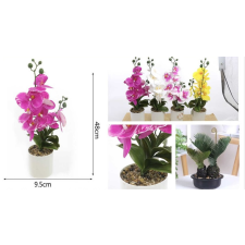  Family művirág orchidea cserepes 48x9,5cm több féle szín kerti tárolás