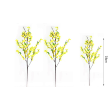  Family művirág orgona csokor 37cm 4 féle szín kerti tárolás