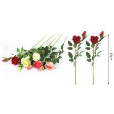  Family művirág rózsa szálas 50cm többféle szín kerti tárolás