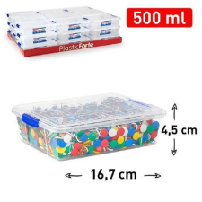 Family tároló doboz műa. átlátszó 500ml 4,5x16,7cm konyhai eszköz