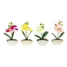  Family virág dekor kaspóban 10x6x21cm 4f. kerti tárolás