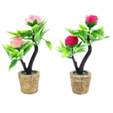  Family virág dekor kaspóban 4x4x17cm 4f. kerti tárolás