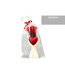  Family virág dekor tasakban 10x35cm kerti tárolás