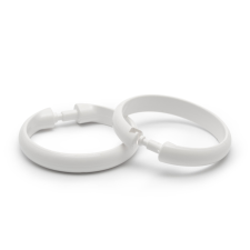 Family Zuhanyfüggöny-karika - műanyag - 10 db / csomag fürdőszoba kiegészítő