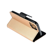 Fancy Apple iPhone 12 mini fliptok aranyszínű-fekete (53156) (fancy53156) tok és táska
