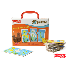Far Far Land hármas puzzle kreatív és készségfejlesztő