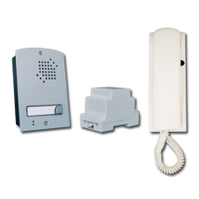 FARFISA Kaputelefon szett, 1 lakásos, audiós, 4+1 vezetékes kaputelefon