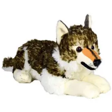  Farkas fekvő plüssfigura - 28 cm plüssfigura