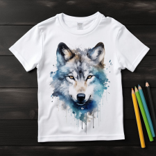  Farkas póló (Gyerek)(Színes) gyerek póló