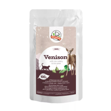  Farkaskonyha | Őz – Párolt komplett menü macskáknak 100 g macskaeledel