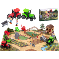  Farm gazdaság állatokkal és gépekkel játékfigura