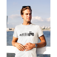  Farmer evolúció fehér póló egyedi ajándék