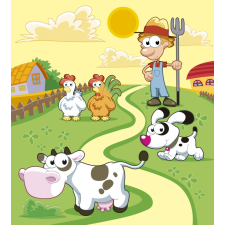 Farmer, poszter tapéta 225*250 cm tapéta, díszléc és más dekoráció