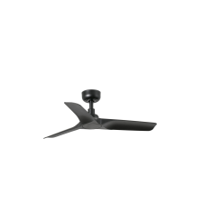 Faro Hey S fekete fényforrás nélküli mennyezeti ventilátor (FAR-33825WP) IP20 ventilátor