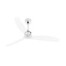 Faro Just Fan M króm-átlátszó fényforrás nélküli mennyezeti ventilátor (FAR-33394) IP20 ventilátor
