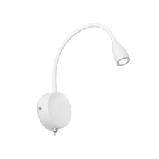 Faro Loke fehér LED fali lámpa (FAR-41019) LED 1 izzós IP20 világítás