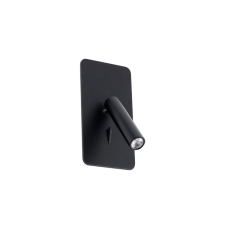Faro Suau recessed fekete LED fali lámpa (FAR-62128) LED 1 izzós IP20 világítás