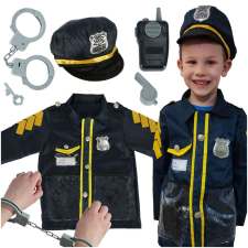 Farsangi jelmez rendőr bilincs készlet 3-8 éves korig jelmez