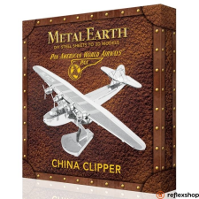 Fascinations Metal Earth China Clipper repülőgép, dobozos változat logikai játék