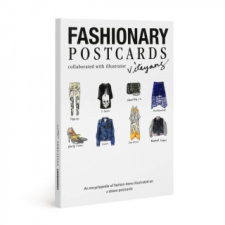  Fashionary Postcards idegen nyelvű könyv