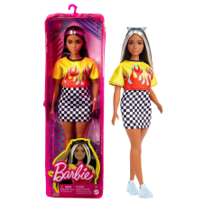 FASHIONISTA BARBIE FASHIONISTA BABA BARNA SZŐKE MELLEKKEL baba
