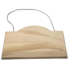  Faszelet akasztóval 25X15CM dekorációs kellék