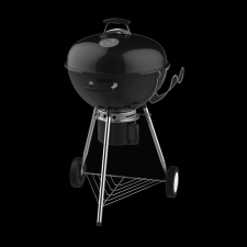 FASZENES GÖMBGRILL 59,5X65X102CM HŐMÉRŐVEL HÁROMSZÖG ALAKÚ ALSÓ POLC bútor