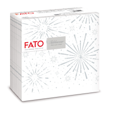 Fato Airlaid karácsonyi szalvéta 40x40cm Incanto Silver 50 lapos papírárú, csomagoló és tárolóeszköz