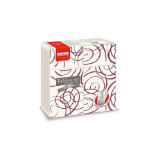 Fato Airlaid szalvéta Quick Pocket 40x40cm Magie bordeaux 40 lapos papírárú, csomagoló és tárolóeszköz