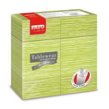 Fato Airlaid szalvéta Quick Pocket 40x40cm Millerighe pisztácia 40lap/csg 12csg/kart asztalterítő és szalvéta