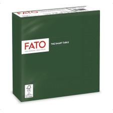  FATO Szalvéta, 1/4 hajtogatott, 33x33 cm, FATO &quot;Smart Table&quot;, zöld asztalterítő és szalvéta