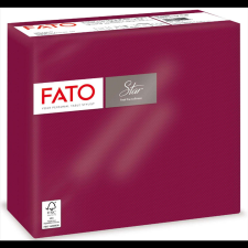Fato Szalvéta 2 rétegű 38 x 38 cm 40 lap/cs Fato Star bordó_82990500 papírárú, csomagoló és tárolóeszköz