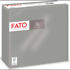 Fato Szalvéta 2 rétegű 38 x 38 cm 40 lap/cs Fato Star szürke_82991900 papírárú, csomagoló és tárolóeszköz