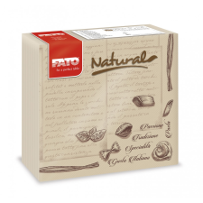 Fato Sztár szalvéta, 2 rétegű, 38x38cm, NATURAL pasta, 40 szál/csomag, 24 csomag/karton asztalterítő és szalvéta