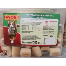 Favorit jutalomfalat töltött kutyakeksz 1,3kg jutalomfalat kutyáknak