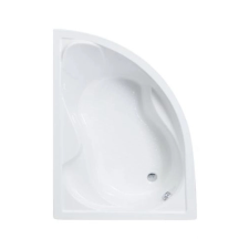 Favorit Siesta D 150x100 aszimmetrikus akril kád Balos AL400B kád, zuhanykabin