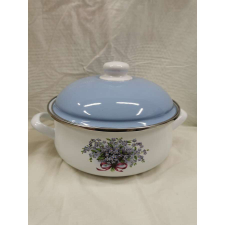  Fazék+fedő nefelejcs 24cm 7,5L edény