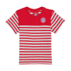 FC Bayern München gyermek bébi póló FC Bayern München Striped, piros / fehér / szürke Méret: 62/68