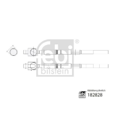 FEBI BILSTEIN axiális csukló, vezetőkar FEBI BILSTEIN 182828 autóalkatrész