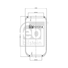 FEBI BILSTEIN Csapágyazás, stabilizátor FEBI BILSTEIN 101295 futómű