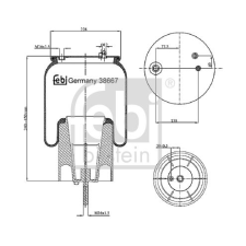 FEBI BILSTEIN Hűtőcső FEBI BILSTEIN 38588 vízhűtő