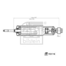 FEBI BILSTEIN lengéscsillapító 193118 autóalkatrész