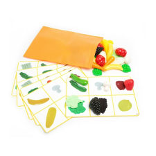  Fedezd fel a formákat! - zöldségek és gyümölcsök formabedobó