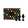 FeelzToys Bibi - anál dildó szett - fekete (3 részes)