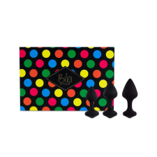 FeelzToys Bibi - anál dildó szett - fekete (3 részes) anál