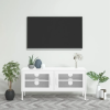  fehér acél TV-szekrény 105 x 35 x 50 cm